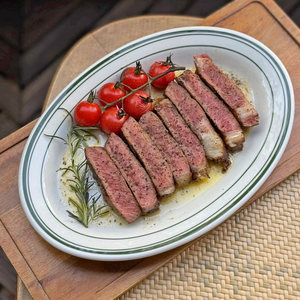 Plato Ovalado de Porcelana Estilo Americano Tuxton Green Line Premium al por Mayor, con Acabado Bajo Esmalte, para Servir Carne en Restaurantes Occidentales - Product Image 3