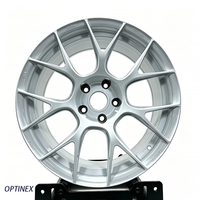 Jantes de voiture forgées sur mesure à lèvre inclinée 16-22 pouces 7 branches 5x112 5x114.3 5x120 5x127 5x130 pour BMW Audi Mercedes TESLA