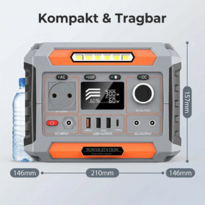 Portable 300W 270Wh Power Station for German Caravan Camping Handwerker Use and Blackout Emergency Backup - Product Image 1