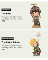 Figuras de la serie Popmart Hirono Le Petitt Prince, caja ciega misteriosa legítima, juguetes coleccionables aleatorios, el mejor regalo creativo único