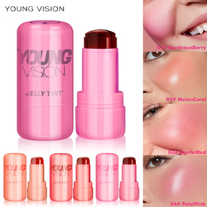 Blush Professionale YOUNG VISION di Alta Qualità, Lunga Durata, Naturale, 4 Colori, Stick Morbido Colorato con Protezione <span class=keywords><strong>Solare</strong></span> - Product Image 1