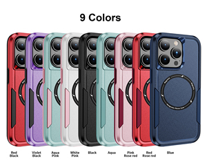 Ốp điện thoại từ tính cho iPhone 11 12 13 14 15 16 Pro Max & cho Samsung S25 Vỏ điện thoại di động chống sốc siêu nhiều màu - Product Image 5