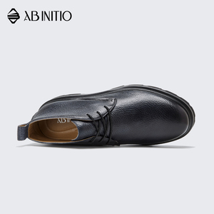 Scarpe ufficiali in vera pelle con plateau di alta qualità per stivaletti da uomo - Product Image 3