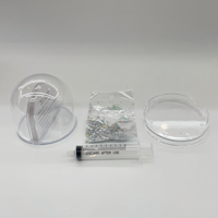 Coque de ballon à eau vide et transparente pour globe à eau remplissable DIY, bouteille à remplir pour artisanat scintillant, accessoire de jouet éducatif pour enfants