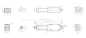 6V 12V 24V Stainless Steel Mini Electric <strong>Linear</strong> <strong>Actuator</strong> 10/17.5/21/25/30/50/75/100mmStroke Metal Material <strong>Actuator</strong> For Robotics - Product Image 2