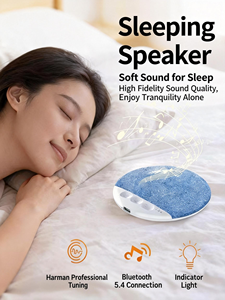Nouveau haut-parleur LED ultra-fin <span class=keywords><strong>pour</strong></span> oreiller |   Machine à sons <span class=keywords><strong>pour</strong></span> le sommeil activée |   Musique de fond Hi-Fi, bruit blanc, lecture d'histoires - Product Image 1