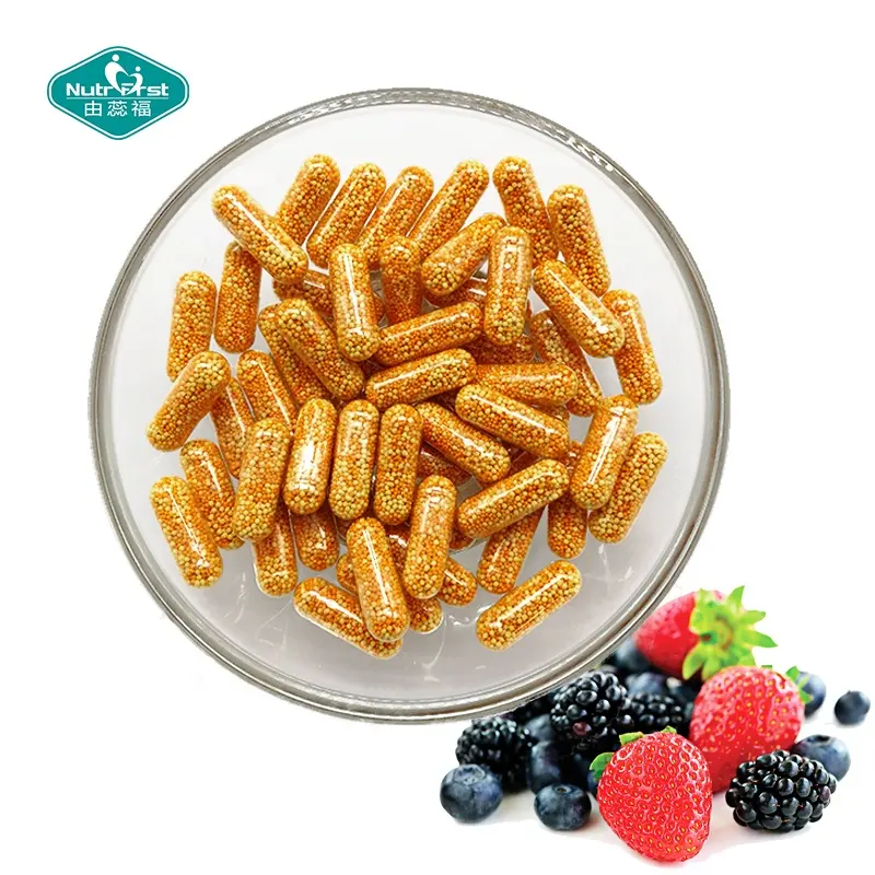 Nutrifirst Sustained Release CoQ10 Vitamin C E Collagen Micro-pellets Q10 Whitening Capsules Beadlets