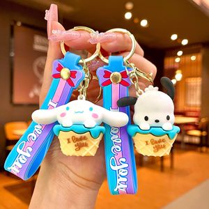 Nuevo Llavero de Cono de Helado de Dibujos Animados, Colgante de My Melody, Exquisito, de Goma Suave y Plástico Transpirable, Pequeño Regalo para Coche y Bolso - Product Image 1