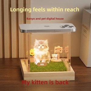 Holographic <b>3D</b> Projection for Cats & Dogs <b>with</b> AI Pet Companion-Souvenir Eternal Box Model 222 - Product Image 2