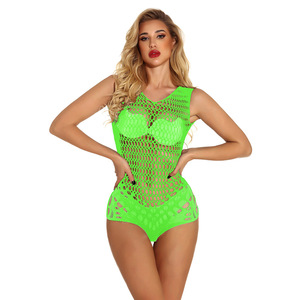 <strong>Sexy</strong> Girl <strong>Fishnet</strong> One Piece Jumpsuit Lingerie Bodystocking - Product Image 3