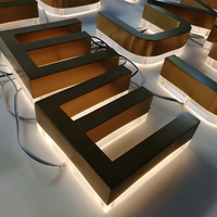 Letrero de Canal con Letras LED 3D Personalizado de Acero Inoxidable IP65 Resistente al Agua con Tiras LED para Hoteles y Hospitales - Decoración Exterior y Señalización