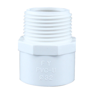 Adaptador de Rosca Macho de PVC con Junta de <span class=keywords><strong>Goma</strong></span>, Accesorio de Tubería de Agua de Plástico para Conexiones Seguras - Product Image 5