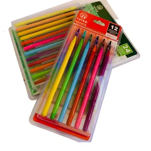 ดินสอสีไม้24สีแบบระบายสีได้หลายสี,ดินสอวาดภาพศิลปะ