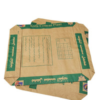 Sac en polypropylène tissé vide avec valve, en papier kraft, 25 kg, 50 kg, fabriqué en Chine