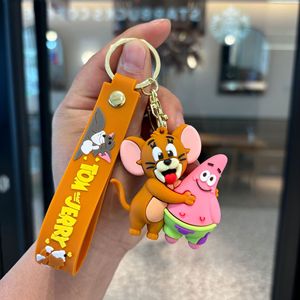 กล่องสุ่มของเล่นการ์ตูนแมวและหนู ตุ๊กตาแอคชั่นฟิกเกอร์ พวงกุญแจน่ารัก ของตกแต่งกระเป๋า อนิเมชั่น ทอมแอนด์<span class=keywords><strong>เจ</strong></span>อร์รี่ - Product Image 6