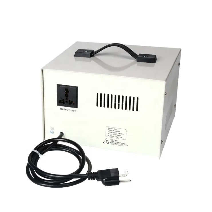 220V Svc 1000W 2000W 5000W 1kva 2kva 5kva Servomotor Vermogensregelaar Ac Automatische Spanningsstabilisator