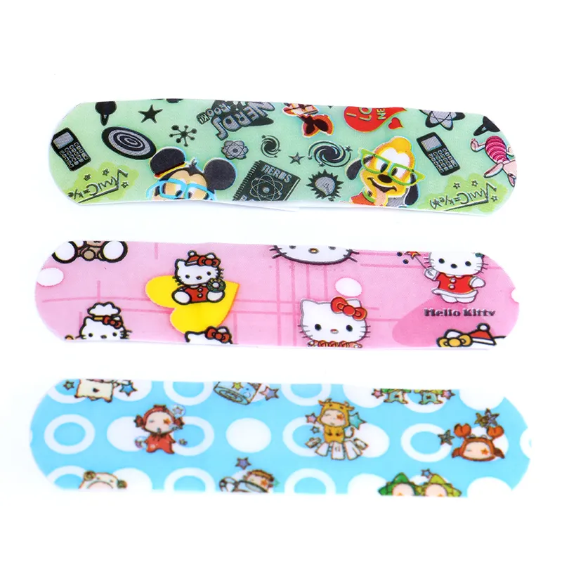 Water Proof Cartoon Band Aid First Aid Plaster Bandage For Kids