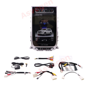 Bán buôn 13.6 inch <span class=keywords><strong>Android</strong></span> Car DVD Player Tesla màn hình cho TOYOTA LAND CRUISER 2016-2020 với DVD GPS đài phát thanh Wifi Playstore - Product Image 1