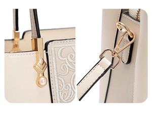 Bolso de mano de cuero PU a la moda para mujer, bolso cruzado con asa superior, elegante bolso de hombro para mujer, bolsos de mano para mujer - Product Image 3