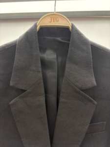 ملابس عمل نسائية كلاسيكية مناسبة للكتان مستدامة طويلة الأكمام بياقة صلبة ملابس عمل ملائمة للارتداء بالجملة على الإنترنت - Product Image 3