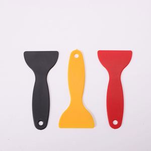 Scraper Tool, <b>Sticker</b> Planner, Small <b>Yellow</b> Shovel, Car Film Application Tool, Plastic Scraper - Product Image 1