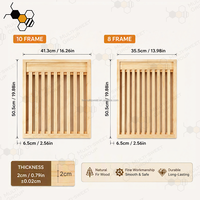 Matériel d'apiculture anti-humidité : Rangement ventilé pour ruches Langstroth 8 et 10 cadres