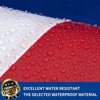 Vente chaude Brodé Porto Rico Extérieur Drapeau Suspendu 90X150cm Polyester Porto Rico Drapeau Avec Personnalisation