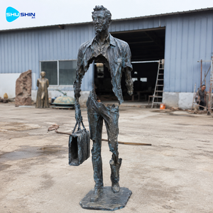 Scultura Artistica in Bronzo a Prezzo di Fabbrica, Statua in Metallo con Illusione Ottica, Decorazione Artistica Pubblica per Parchi, Piazze e Porti - Product Image 5