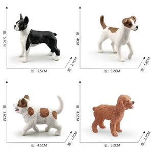 Modelos de Adornos de Animales de Compañía: <span class=keywords><strong>Cachorro</strong></span> Simulado de <span class=keywords><strong>Jack</strong></span> <span class=keywords><strong>Russell</strong></span> <span class=keywords><strong>Terrier</strong></span>, Boston <span class=keywords><strong>Terrier</strong></span>, Perrito de Pequeña Raza (tipo Lobo) - Product Image 4