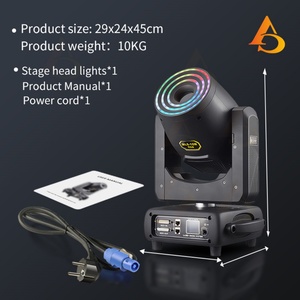 Luz Láser de Animación RGB a Todo Color con Cabezal Móvil, Luz Láser LED 3D de 5W 10W con Cabezal Oscilante - Product Image 4