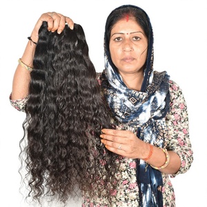 100% Extensions de cheveux humains vierges alignés sur les cuticules non transformées Meilleure qualité Loose Deep Wave Afro Curls Natural Waves Double Weft - Product Image 1