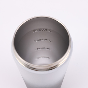 Nuevo Diseño <span class=keywords><strong>de</strong></span> Vaso Mezclador <span class=keywords><strong>de</strong></span> Proteínas para Fitness, <span class=keywords><strong>Agitador</strong></span> Estacionario Móvil, Acero Inoxidable 304 <span class=keywords><strong>de</strong></span> Grado Alimenticio, Doble Capacidad 500ml/750ml - Product Image 5