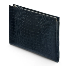 Cá nhân người đàn ông ly hợp túi A4 kinh doanh da tài liệu thư mục tổ chức biểu tượng tùy chỉnh Dây kéo tập tin thư mục với logo - Product Image 1