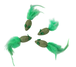 Palos de plata 100% Natural Matatabi con plumas, juguete para gato de hierba gatera - Product Image 3