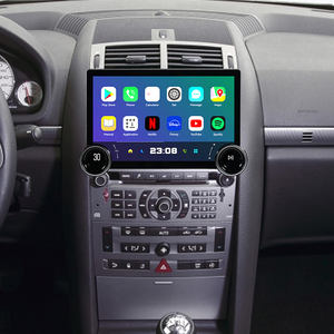 11.8 pollici doppio manopole per <span class=keywords><strong>Peugeot</strong></span> <span class=keywords><strong>407</strong></span> 2004-2008 autoradio DVD multimediale lettore Video Android Auto GPS navigazione Carplay DSP 5G - Product Image 1