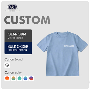 เสื้อยืดคอตตอนแท้คุณภาพสูงสำหรับผู้ชายและผู้หญิง เนื้อผ้าหนานุ่ม ระบายอากาศได้ดี ทรงหลวม สวมใส่สบาย เหมาะสำหรับขายส่ง - Product Image 1