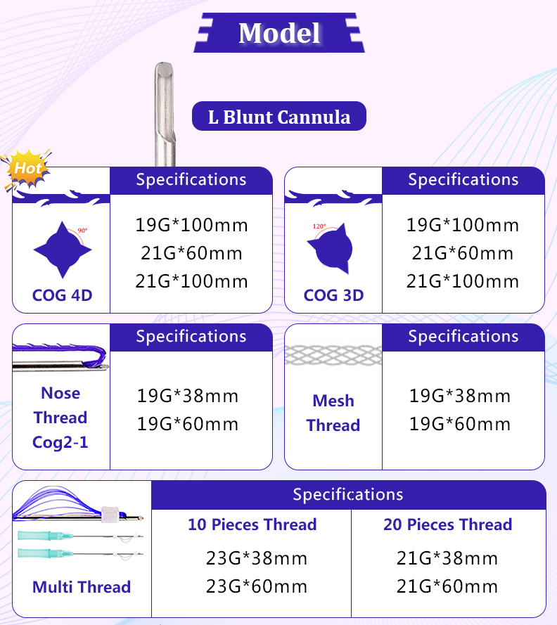 Korea wholesale bulk face plla pcl pdo thread for nose shape lifting big effect