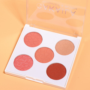 บลัชออนเนื้อแมตต์กันน้ำและติดทนนาน มี 5 สี เหมาะสำหรับการแต่งหน้าประจำวันของผู้หญิง - Product Image 6