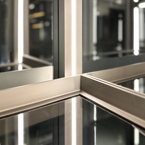 Luxury Minimalist Modern <b>Living</b> <b>Room</b> Display Wine Rack <b>Cabinet</b> Home Furniture Dining Glass Door Storage <b>Tall</b> Pbox Display Wine - Product Image 3