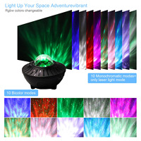 Lampe projecteur de ciel étoilé musical LED, ciel étoilé rotatif, projecteur de skyline, câble USB, commande vocale WIFI, lumière d'ambiance nocturne étoilée