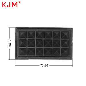 PVC able able lastik ayaklar güçlü ve güvenli PVC malzeme ayak pedi ile ayarlanabilir su geçirmez taşınabilir lüks plastik bagaj - Product Image 2