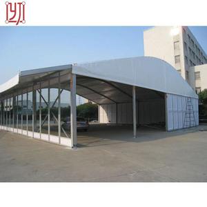 Tente de réception en aluminium de forme arquée 10x20m pour salon automobile, grande tente structurelle arquée pour événements - Product Image 4