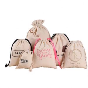 Sac à cordon personnalisé avec logo, en tissu doux coloré, en mousseline, en calicot, en toile de coton, avec double cordon - Product Image 5