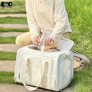 Free sample Breathable Large Capacity Fan Shaped Pet Expansion Pack Tote <b>Bag</b> Pet <b>Carrier</b> for Cat and Small <b>Dogs</b> - Product Image 5