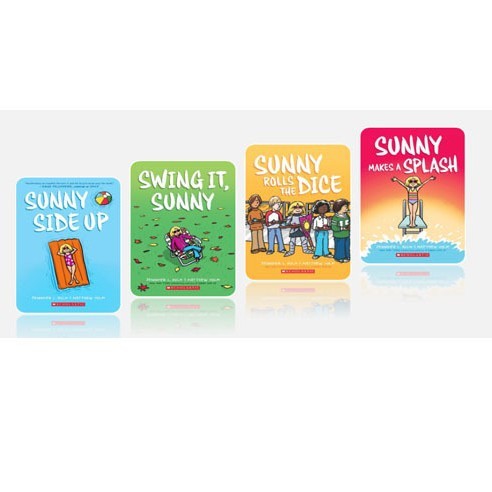 Girl sunny series-4 volumes-color coated paper