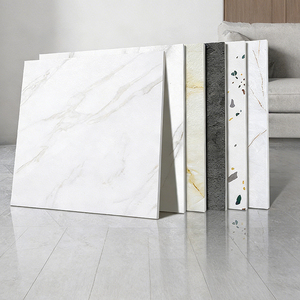Sol en PVC moderne gris glacé 600x600*1mm pour salon, auto-adhésif, vente en gros, revêtement de sol en plastique épais - Product Image 2