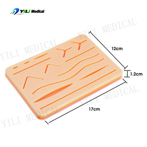 Normes d'examen pour étudiants en médecine, aides pédagogiques pour modèles médicaux, plaies cutanées simulées, sutures en silicone, coussinets cutanés - Product Image 2