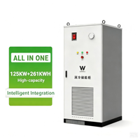 Armoire de stockage d'énergie commerciale intelligente, industrielle, cloud, EMS, BMS, PCS, LiFePO4, 261 kWh, 8000 cycles, garantie 10 ans