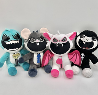 Poupée en peluche en coton PP super douce 'Devil Nightmareed', anti-stress, accessoire de jeu, porte-clés de sac à dos, pour machine à griffes, cadeau de fêtes