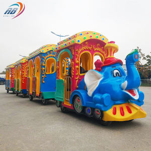 Juego de interior al aire libre de alta seguridad Parque de atracciones para niños Bebé Niños Elefante Pista <span class=keywords><strong>Tren</strong></span> eléctrico Paseos a la venta - Product Image 6